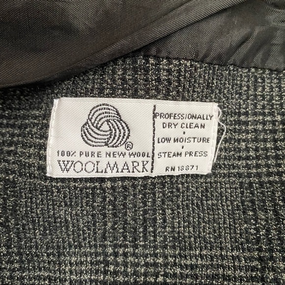 Vintage JH Collectibles Plaid Checked Button Jacket Blazer 4 - Picture 10 of 10